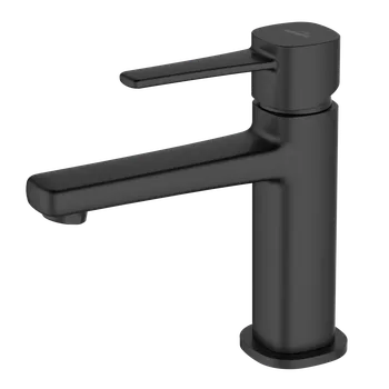Vodovodní baterie INVENA - Umyvadlová baterie GLAMOUR TREND černá BU-02-004-V
