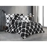 Brotex Povlečení francouzské bavlna 200x200,70x90 Noir