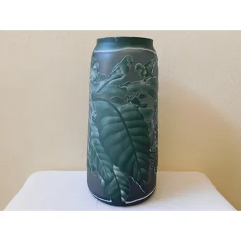 Váza LUXUSNÍ VÁZA VE STYLU GALLÉ - SKLO 36 cm