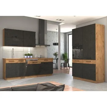 Kuchyňská linka Kuchyňská linka VIGO matera/dub lancelot, Sestava E, 340 cm