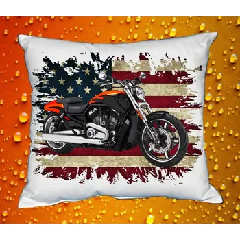 Polštář Polštářek s motorkou Harley Davidson č. 02