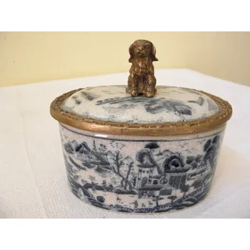 PORCELÁNOVÁ DÓZA S VÍKEM 1