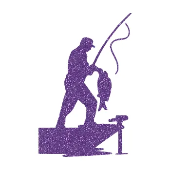 Polep vozidla SAMOLEPKA Rybář 021 pravá s prutem (87 - Ultra Metalic fialová) NA AUTO, NÁLEPKA, FÓLIE, POLEP, TUNING, VLASTNÍ TEXT, TISK, AUTOSAMOLEPKY.cz, POLEPY, OBRÁZEK, LOGO, SAMOLEPKY