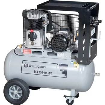 Kompresor INAIRCOM MOBIL AIR GA PLUS 620-10-90T - Pojízdný pístový kompresor Mobil Air 4 kW s oboustranně pozinkovanou tlakovou nádobou Ilustrativní foto(standartně pozinkovaný)