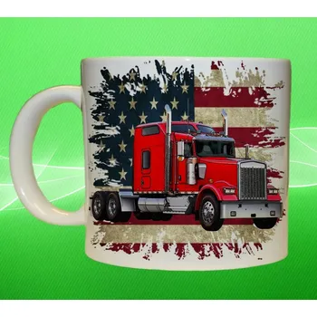 Kenworth W900L hrneček 75ml (hrnek s náklaďákem)