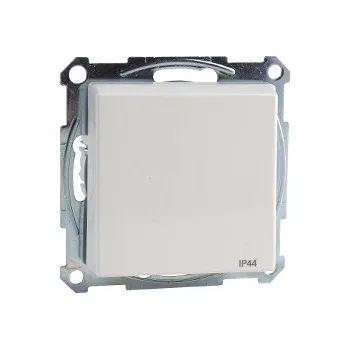 vypínač a zásuvka SCHN MTN2314-0319 Merten - Zásuvka 250V/16A SCHUKO, bezšroubová, s víčkem IP44, System M, Polar