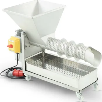 Lis šnekový na oddělení medu a vosku z víček, výkon 100 kg/h - OPTIMA