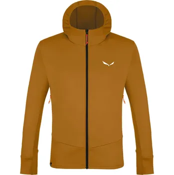 Pánská mikina Salewa Puez Polarlite Hooded Jacket Men Golden brown - M