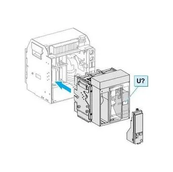 Jistič 33395 Jistič Compact NS1000H, 1000A, 4p, výsuvný, bez jednotky spouští, Schneider Electric