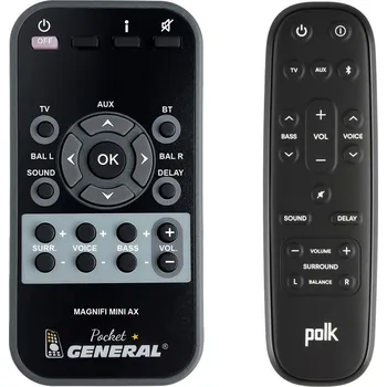 POLK AUDIO MAGNIFI MINI AX - dálkový ovladač duplikát