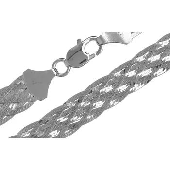 Řetízek Argento 10685 Stříbrný řetízek - šířka 10,5 mm | Délka: 45cm