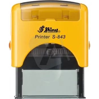 Razítko Shiny Razítko S-843 New Printer line, žlutý strojek