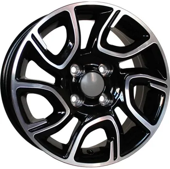 Alu kolo Alu kola Racing Line XE186, 14x6 4x100 ET35, černá + leštění