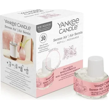 Yankee Candle náhradní náplň Serene Air/TRANQUIL ROSE & HIBISCUS