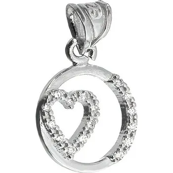 Přívěsek Argento 85517 Stříbrný přívěsek - čiré kulaté zirkony