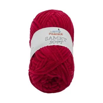 Galanterie Příze SAMET - bordo - 100g / 100 m