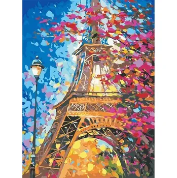 Set školních potřeb Malowanie po numerach - Karnawał w Paryżu 30x40cm