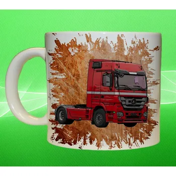 hrneček Mercedes Actros VII 75ml (hrnek s náklaďákem)