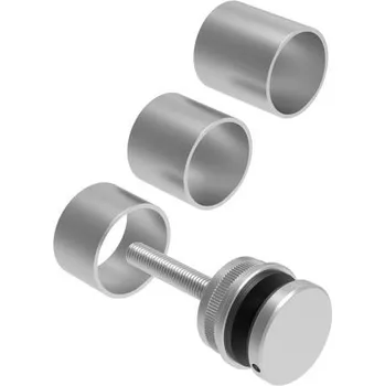 Zábradlí Hahn Steel Kruhový držák výplně skla, M10x100