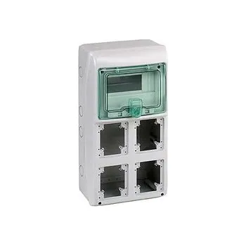 Rozvaděč 13179 Vývodová Kaedra, 4 otvorů, 1x8modulů, 1 svorkovnice, Schneider Electric