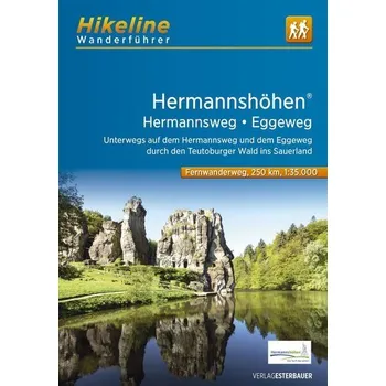 Cestování Fernwanderweg Hermannshöhen - Hermannsweg - Eggeweg - Esterbauer Verlag