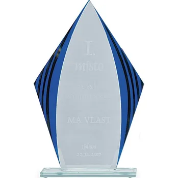 Cinkili Skleněná plaketa C28007 Označení: C, Výška: 110 mm x 165 mm, Průměr: --