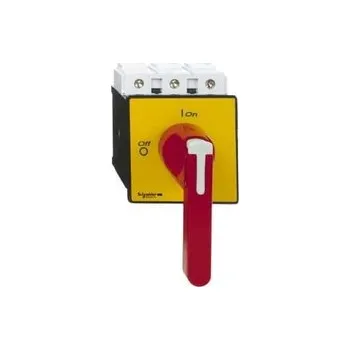 vypínač VCF5 Odpínač VCF, 3p, 690 V 125A, uzamykatelná červená dlouhá rukojeť, Schneider Electric
