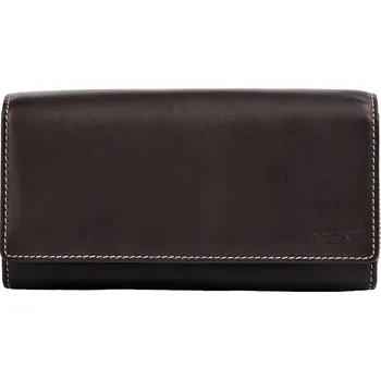 Peněženka dámská kožená peněženka 11230 hnědá/béžová + doprava zdarma, Lagen