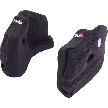 Motodoplněk Stilo Náhradní boční polstr do přilby ST5 25 mm Černá