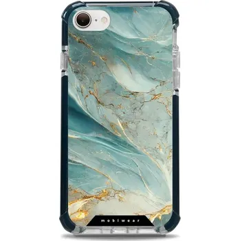 Pouzdro na mobilní telefon Odolný obal Mobiwear MagSafe Elite Bumper - Apple iPhone 7 / 8 / SE 2020 / SE 2022 - D016D Zelenkavý a zlatavý mramor (Odolný kryt, pouzdro, obal Mobiwear Elite Bumper na mobil Apple iPhone 7 / 8 / SE 2020 / SE 2022 - D016D Zelenkavý a zlatavý mramor,)
