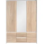 LOBATES skříň 5D2S, bílá/dub sonoma, 5 let záruka +možnost VÝNOSU + vyzvednutí ZDARMA