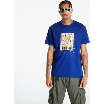 Pánské tričko Tričko Footshop x Martin Lukáč Colouring Outside The Lines T-Shirt UNISEX Night Sky XL