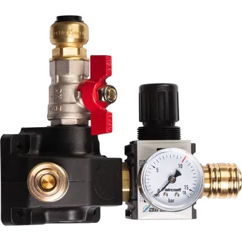 Kompresor Aircraft 2158161 Rozdělovací krabice se 2 rychlospojkami, ventilem, regulátorem ø 18 mm