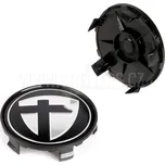 Středová krytka alu kola Ø 65/68 mm Tomason K-049, černý plast, černé logo