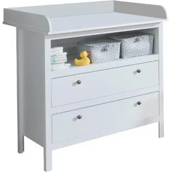 Komoda Komoda s přebalovacím pultem GLOMERATA 2S, bílá + vyzvednutí ZDARMA