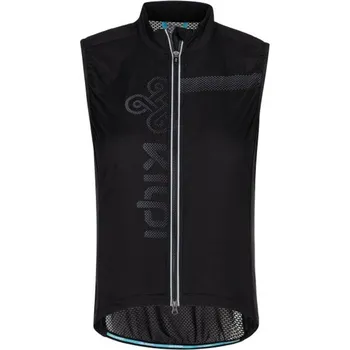 Cyklistická vesta Dámská cyklistická vesta KILPI FLOW W Černá - 40