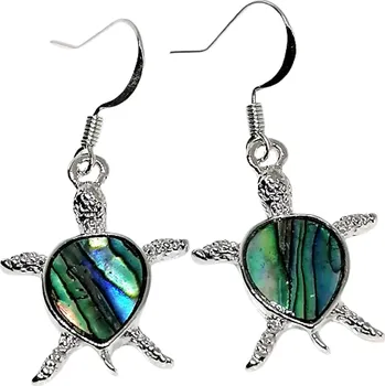 Náušnice Naušnice želvičky Paua mušle