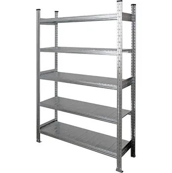 Dílenský regál Základní policový regál, 2025x1800x300 mm, 5 polic