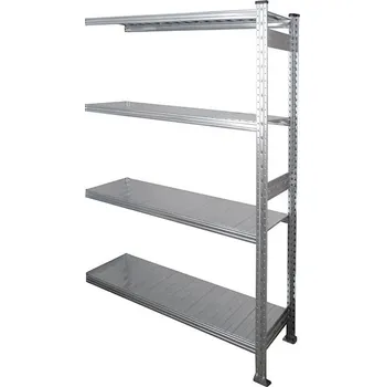 Dílenský regál Přídavný policový regál, 2025x1200x600 mm, 4 police