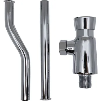 Tlakový splachovač pisoáru, 220 mm, kov, plast&nbsp;RM-TE855