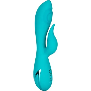 Vibrátor CalExotics California Dreaming Santa Monica Starlet, silikonový vibrátor na bod G a klitoris 20,5 x 3,8 cm