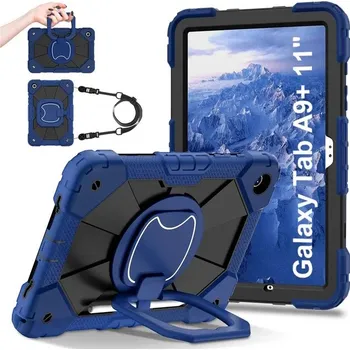 Pouzdro na tablet Outdoorový Obal Na Samsung Galaxy Tab A9 Plus Barva: Černo-Modrá