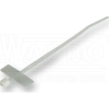 Stahovací páska DANAPO WAPRO Pásek vázací 100x2,5 s popisovacím štítkem bílá (100ks)