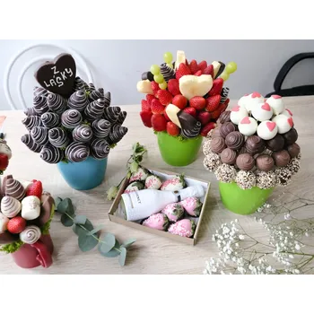 Dárkový potravinový koš Poukaz na ovocné kytice