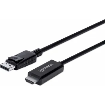 Manhattan DisplayPort – kabel HDMI 3m černý (153218)