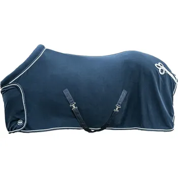 Deka pro koně HKM Deka odpocovací HKM, s límcem, deep blue Délka zad: 145 cm