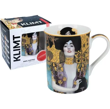 Carmani® Carmani - Porcelánový hrnek Gustav Klimt, Judith v dárkové krabičce - 360 ml
