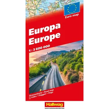 Europa Strassenkarte 1:3,6 Mio.