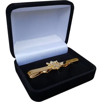 Kravata Kravatová spona Český lev v dárkové krabičce - zlatá