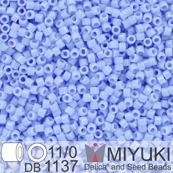 Korálek Korálky Miyuki Delica 11/0. Barva Op Agate Blue DB1137. Balení 5g.